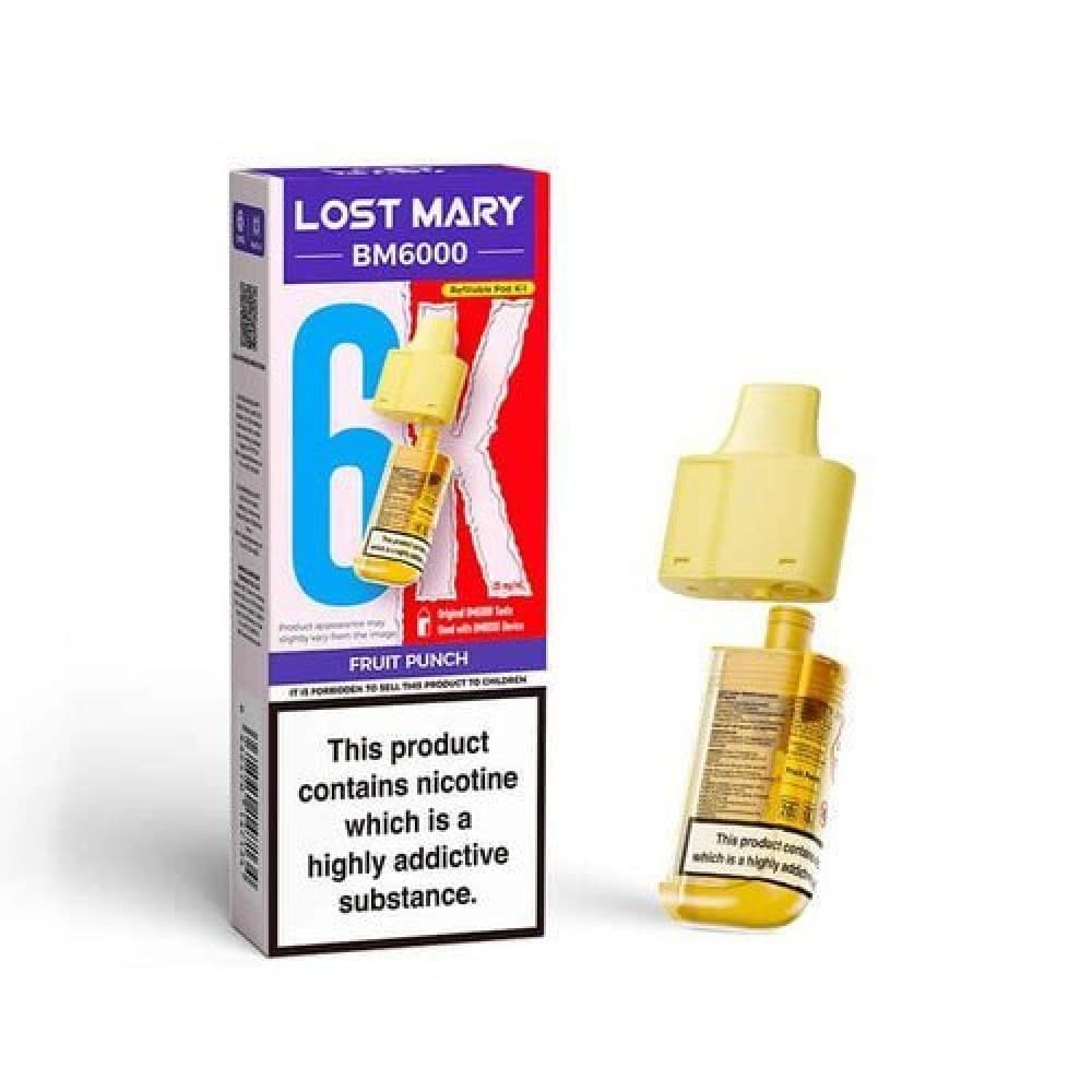  Fruit Punch Lost Mary BM6000 Prefilled Pods - Box of 5