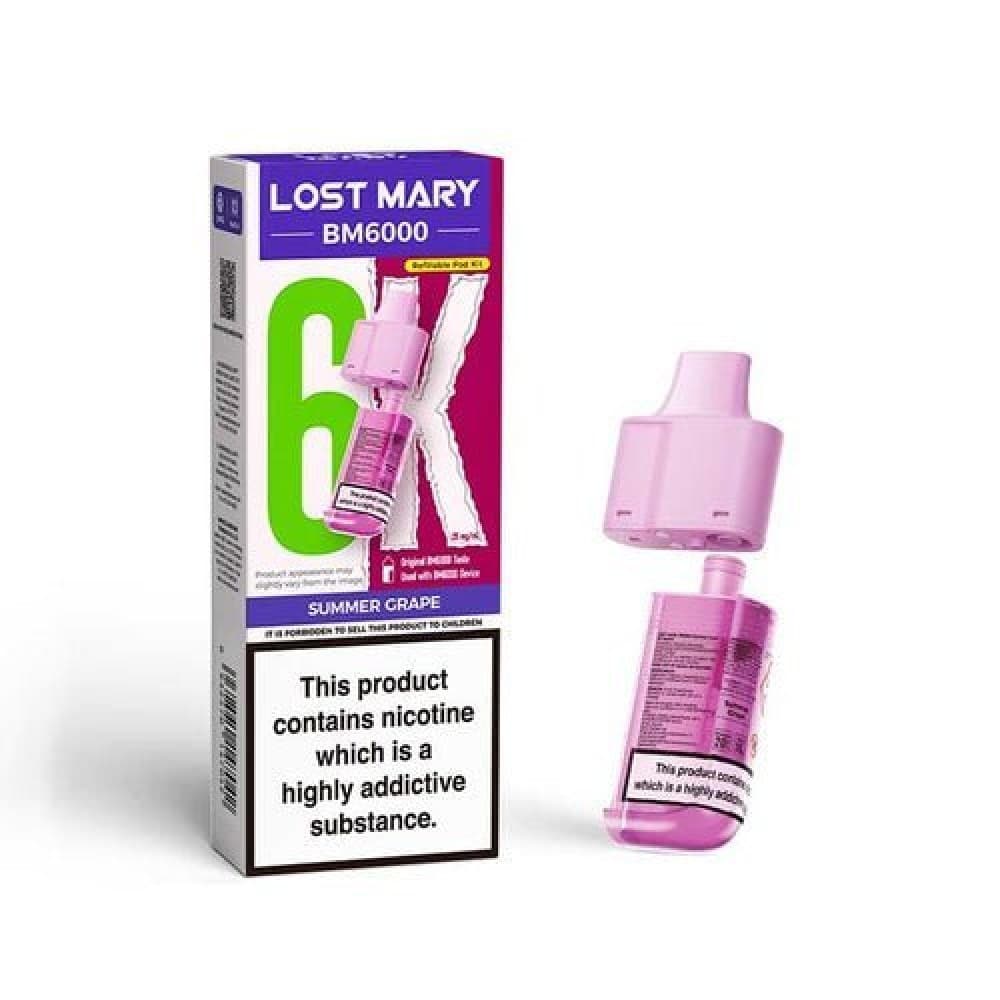  Summer Grape Lost Mary BM6000 Prefilled Pods - Box of 5
