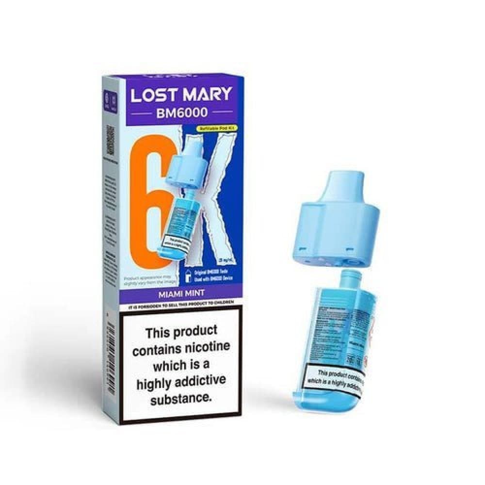  Miami Mint Lost Mary BM6000 Prefilled Pods - Box of 5