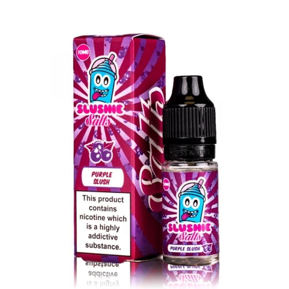  10mg Purple Slush Nic Salt E Liquid 10ml By Slushie Salts | 3 Pack | Wolfvapes