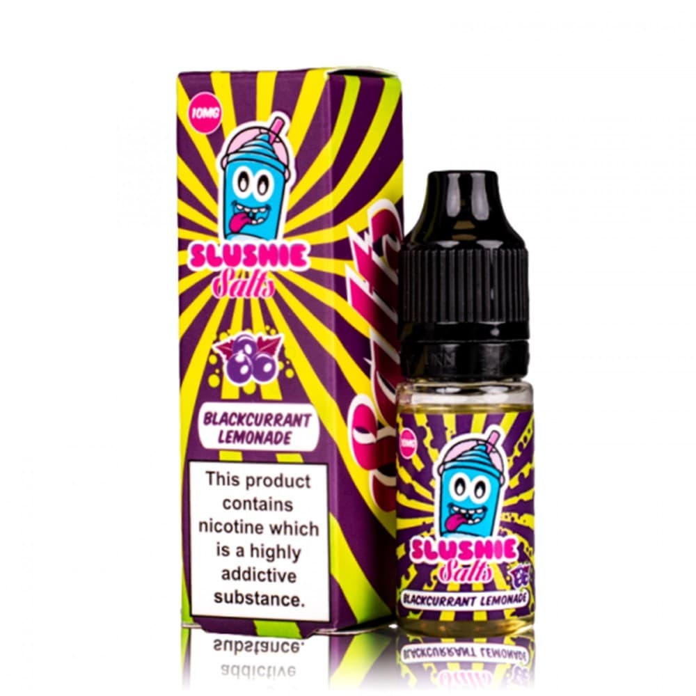  10mg Slushie Salts | Blackcurrant Lemonade Slush Nic Salt E Liquid 10ml | Wolfvapes