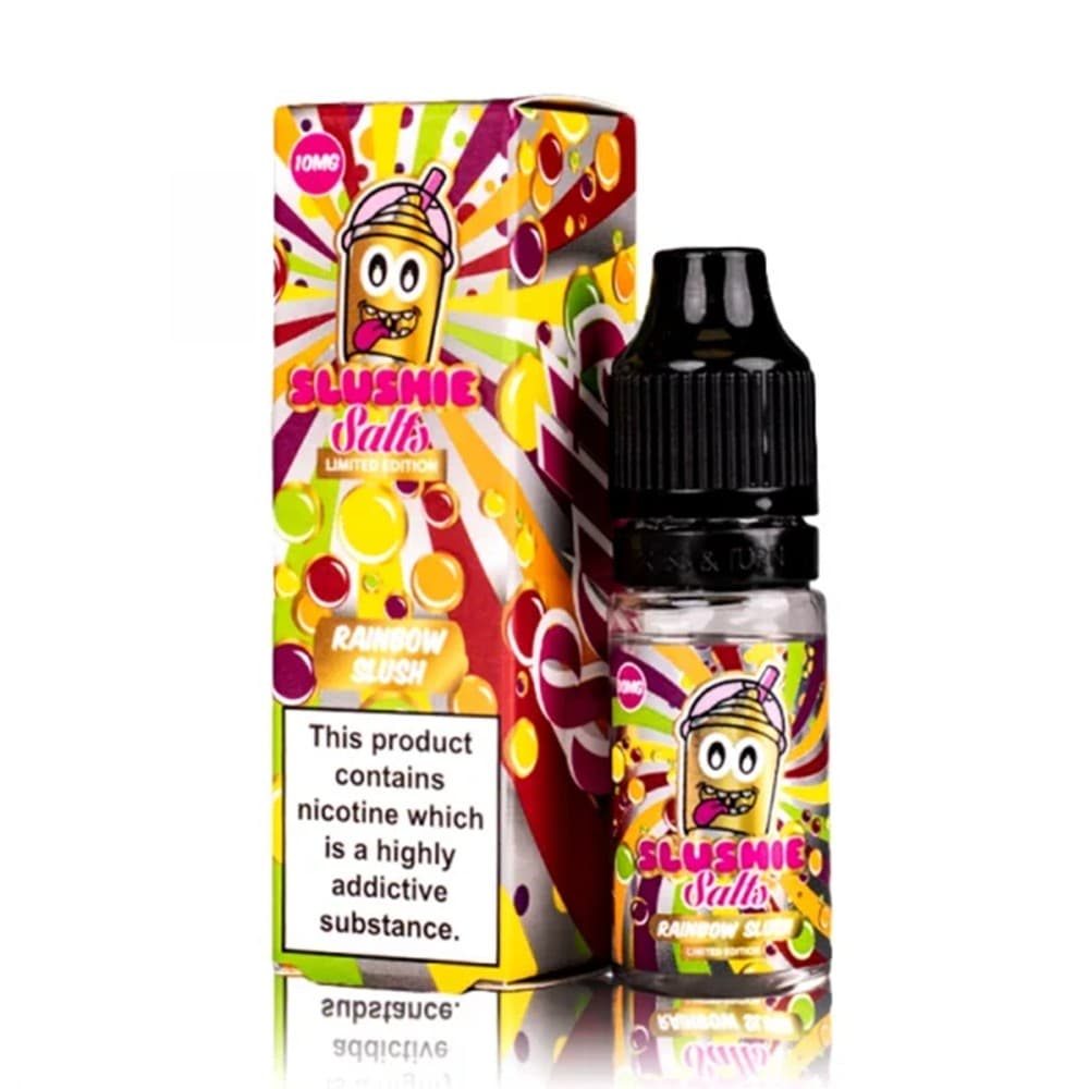  10mg Rainbow Slush Nic Salt E Liquid 10ml By Slushie Salts | 3 Pack | Wolfvapes