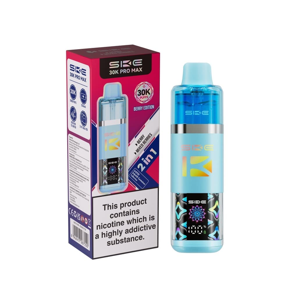  Berry Edition SKE 30k Pro Max Prefilled Vape Kit Box of 5