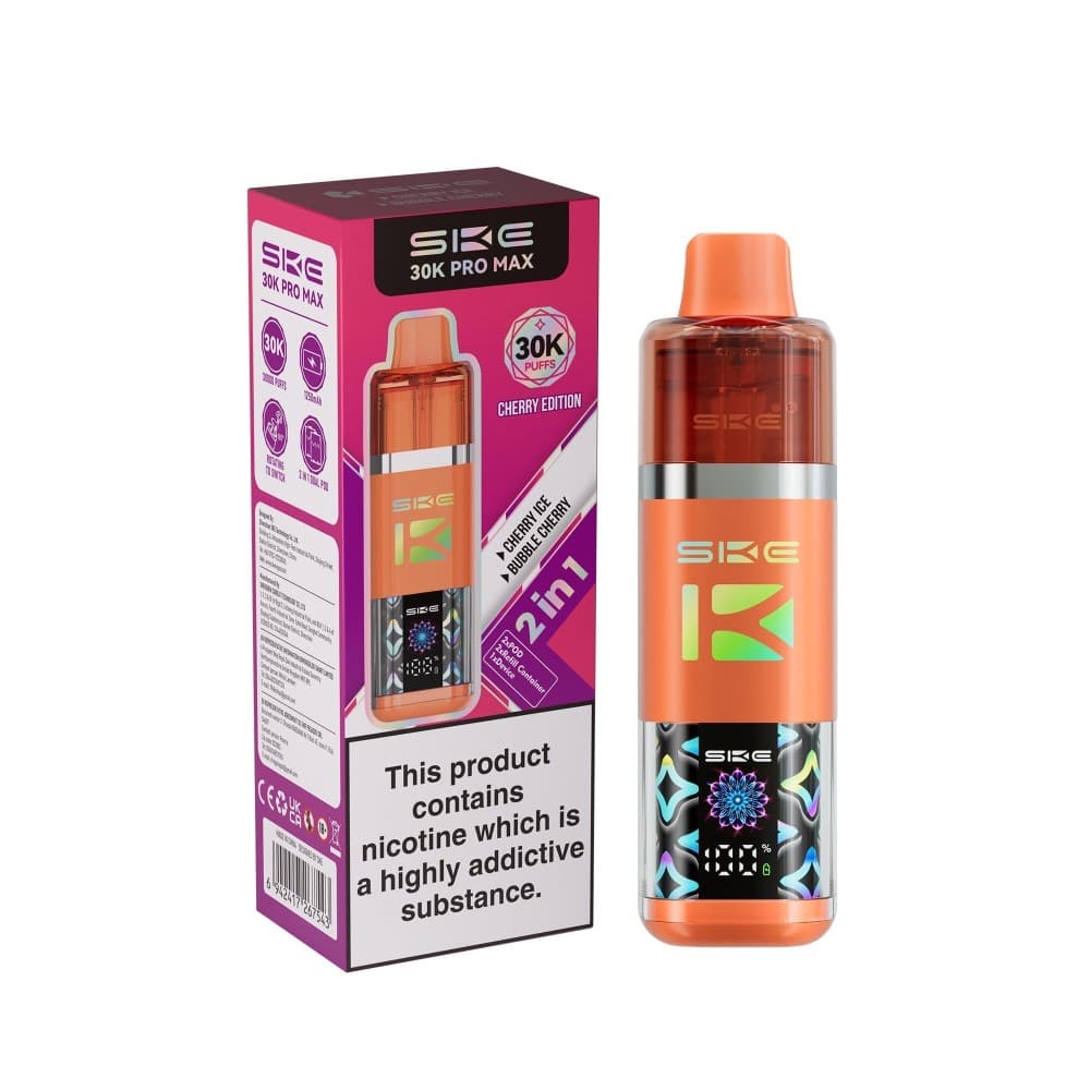  Cherry Edition SKE 30k Pro Max Prefilled Vape Kit Box of 5