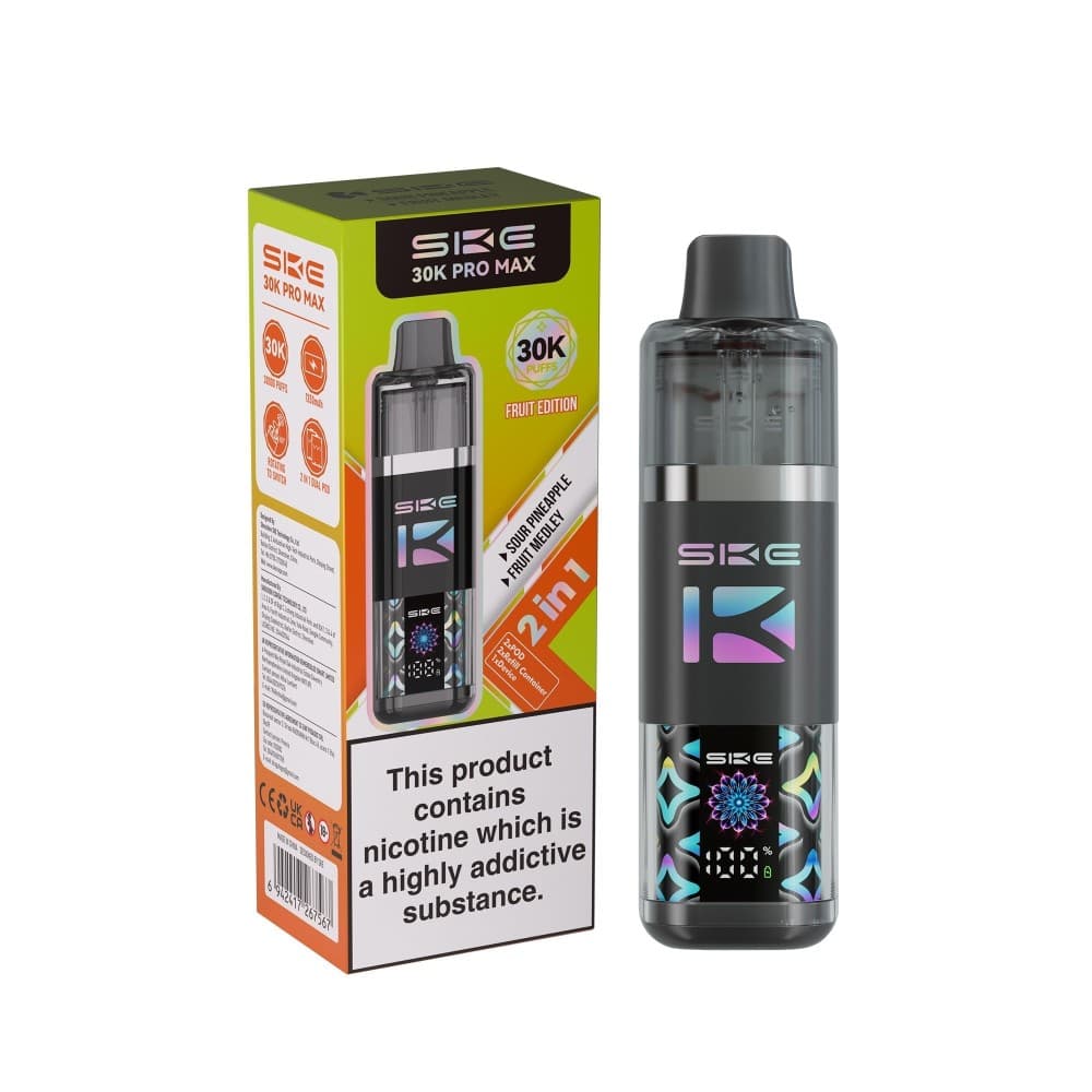  Fruit Edition SKE 30k Pro Max Prefilled Vape Kit Box of 5
