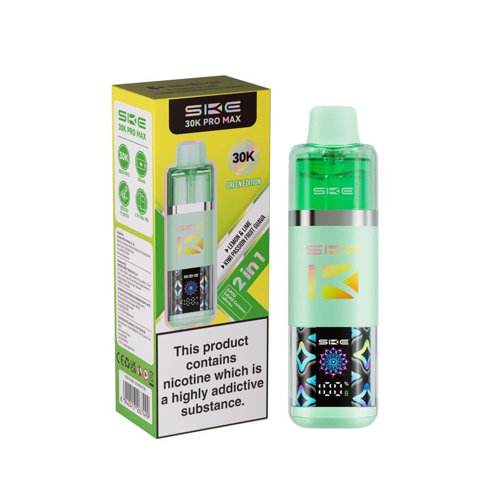  Green Edition SKE 30k Pro Max Prefilled Vape Kit Box of 5