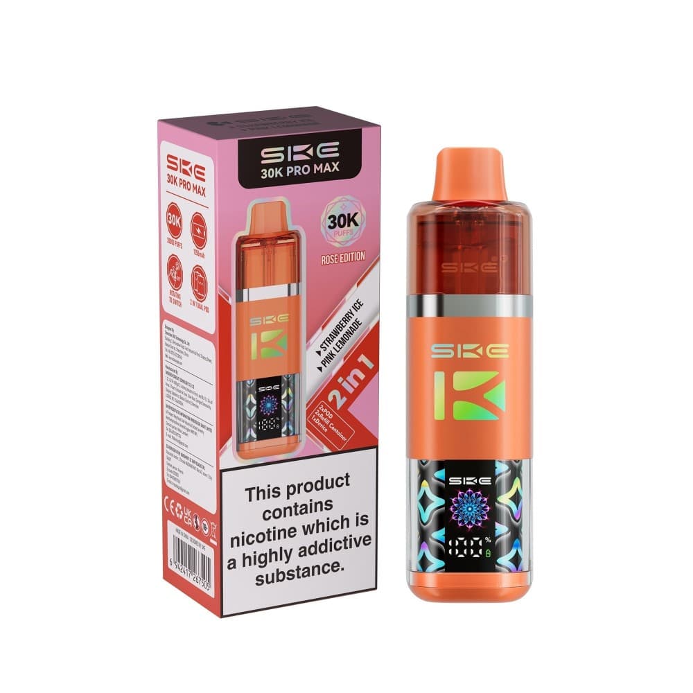  Rose Edition SKE 30k Pro Max Prefilled Vape Kit Box of 5