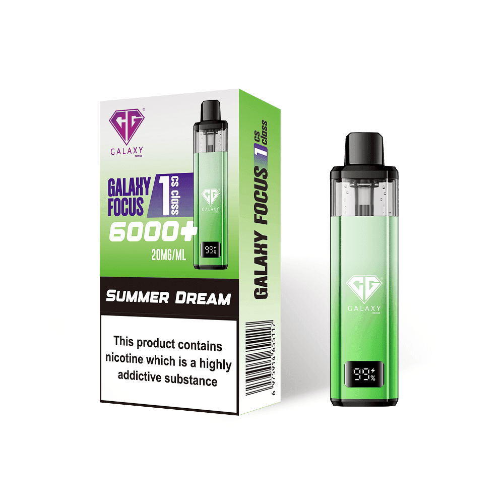  Summer Dream Crystal Galaxy Focus 6000 Vape Kit Box of 5