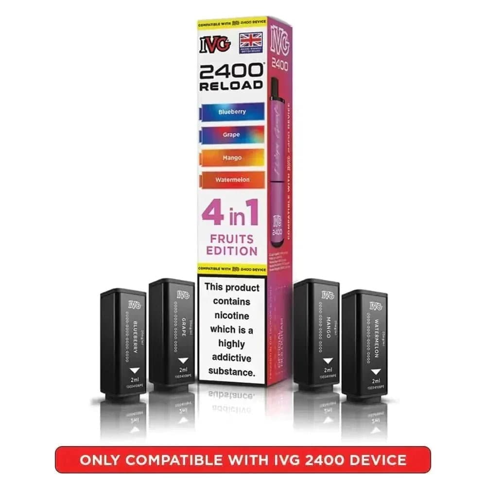  Fruits Edition IVG Reload Mini Prefilled Pods Pack of 5