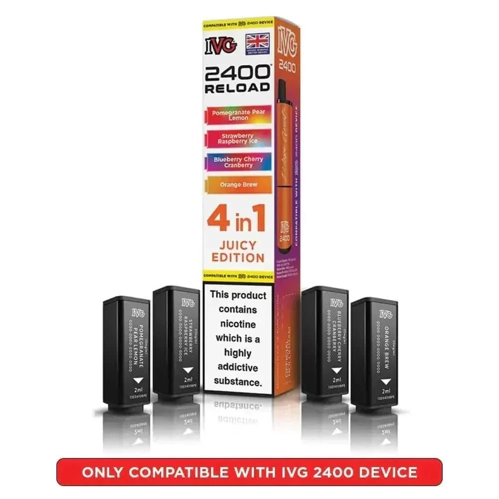  Juicy Edition IVG Reload Mini Prefilled Pods Pack of 5