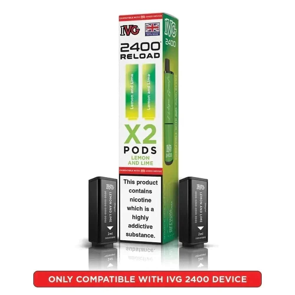  Lemon n Lime IVG Reload Mini Prefilled Pods Pack of 5