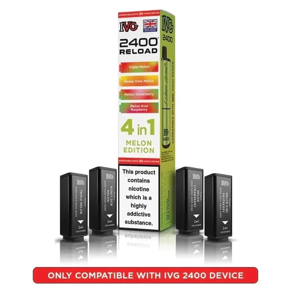  Melon Edition IVG Reload Mini Prefilled Pods Pack of 5