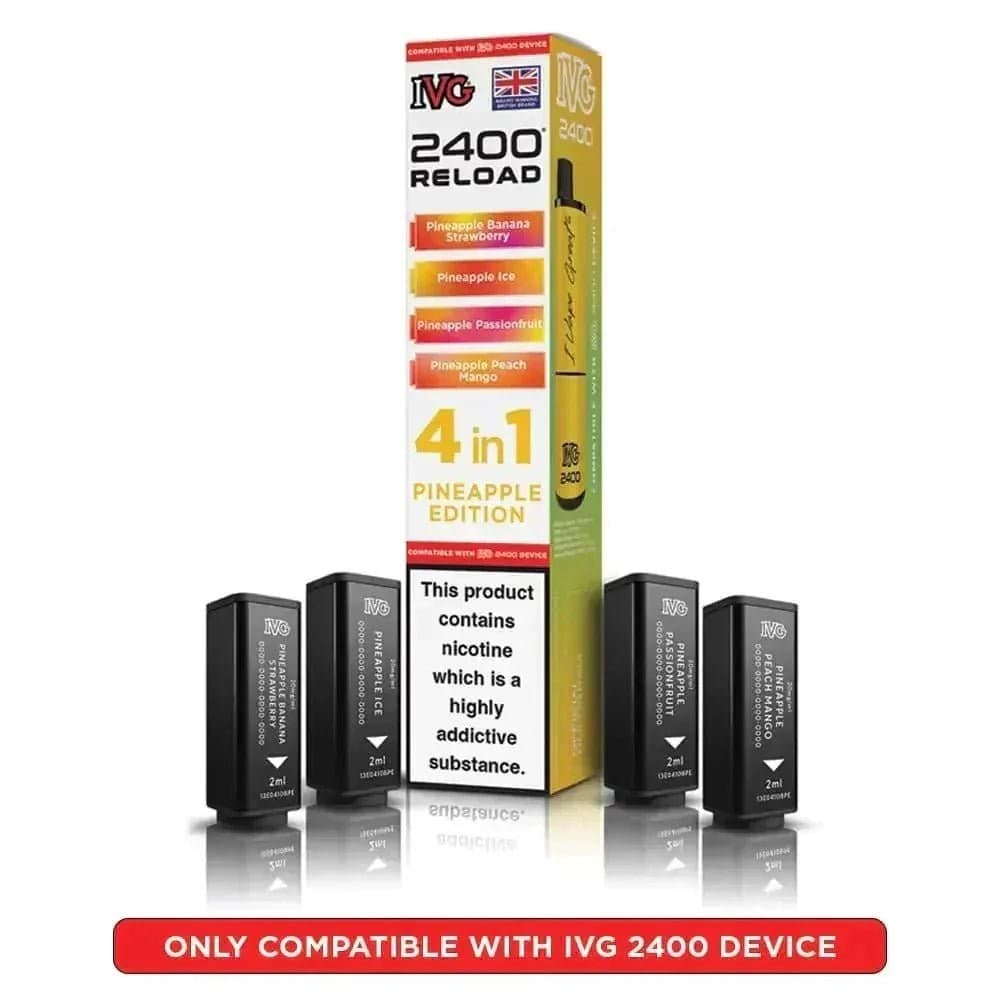  Pineapple Edition IVG Reload Mini Prefilled Pods Pack of 5