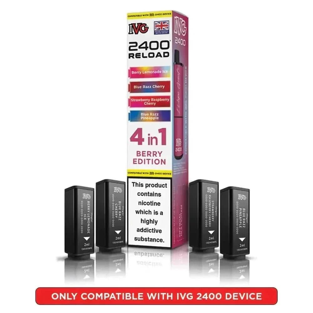  Berry Edition IVG Reload Mini Prefilled Pods Pack of 5