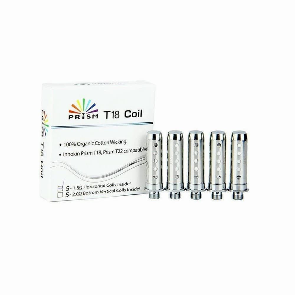  1.5 OHM Innokin Prism T18 / T22 Replacement Coils | 5 Pack | Wolfvapes