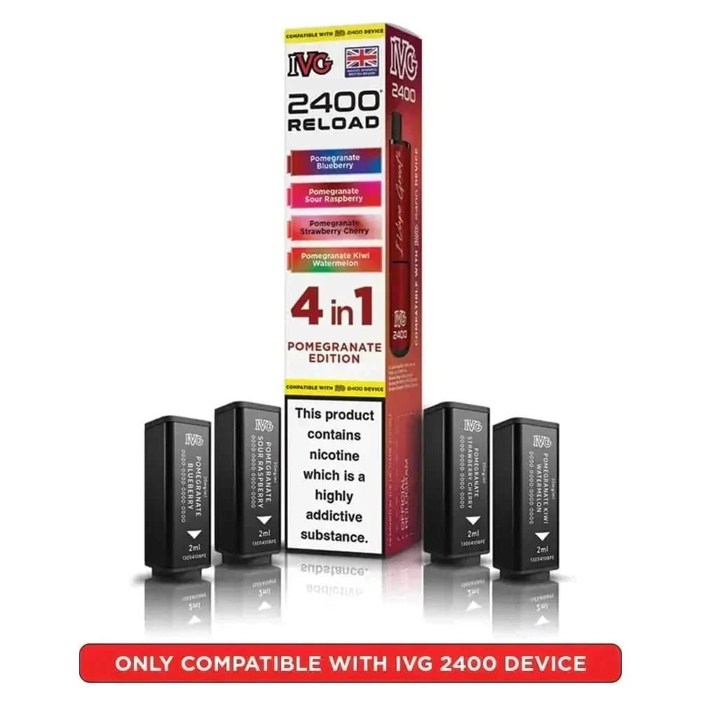  Pomegranate Edition IVG Reload Mini Prefilled Pods Pack of 5
