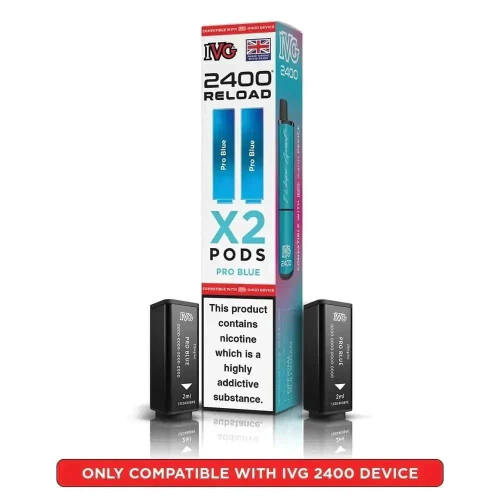 Pro Blue IVG Reload Mini Prefilled Pods Pack of 5