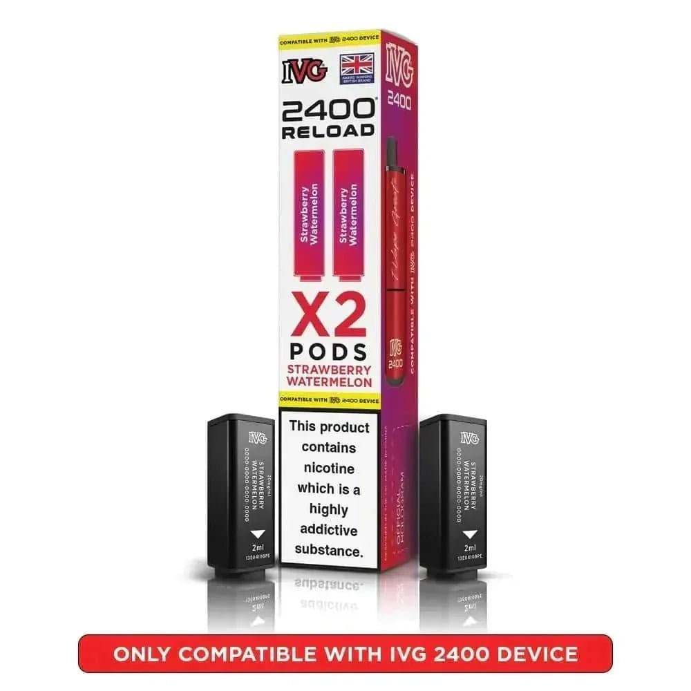  Strawberry Watermelon IVG Reload Mini Prefilled Pods Pack of 5