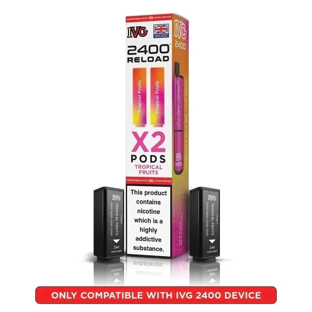  Tropical Fruits IVG Reload Mini Prefilled Pods Pack of 5