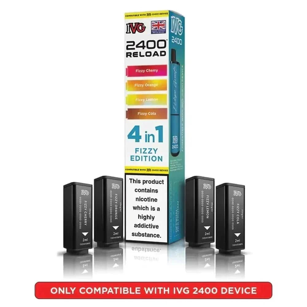  Fizzy Edition IVG Reload Mini Prefilled Pods Pack of 5