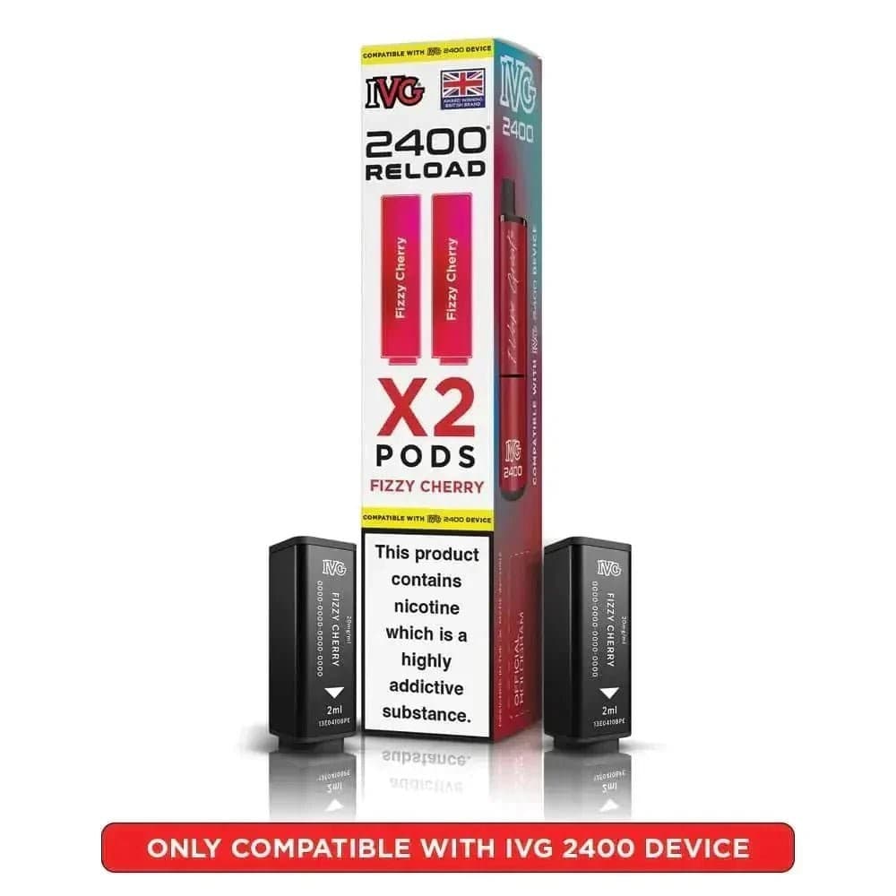  Fizzy Cherry IVG Reload Mini Prefilled Pods Pack of 5
