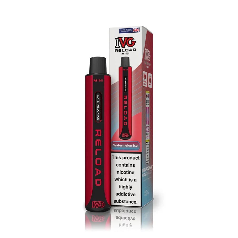  Watermelon Ice IVG Reload Mini Pod Vape Kit Box Of 10