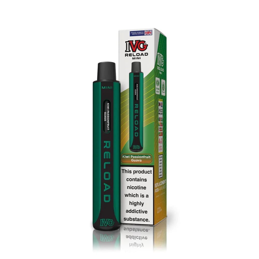  Passionfruit Guava IVG Reload Mini Pod Vape Kit Box Of 10