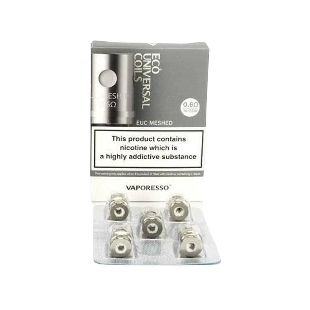  EUC MESHED COIL 0.6OHM Authentic Vaporesso EUC Meshed Coils | 5 Pack | Wolfvapes