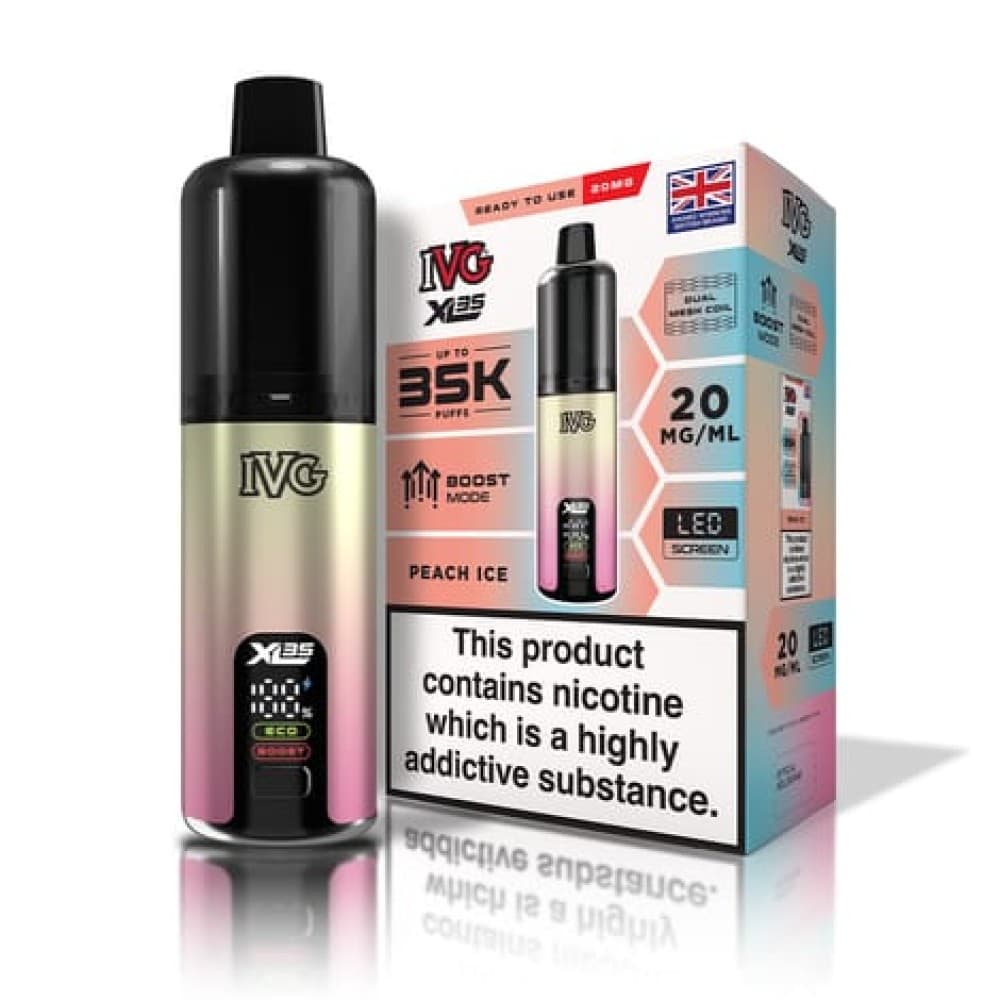  Peach Ice IVG XL 35K Vape Kit