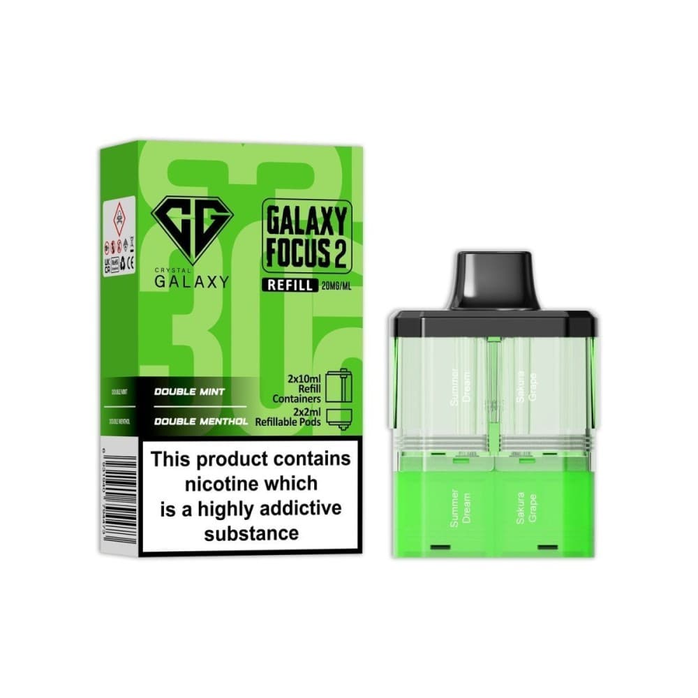  Summer Dream / Sakura Grape Crystal Galaxy Focus 2 Replacement Pods Pack of 5