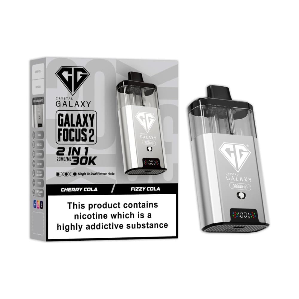  Cherry Cola / Fizzy Cola Crystal Galaxy Focus 2 30k Vape Kit Box of 5