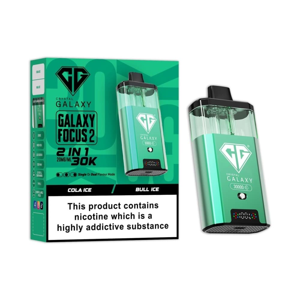  Cola Ice / Bull Ice Crystal Galaxy Focus 2 30k Vape Kit Box of 5