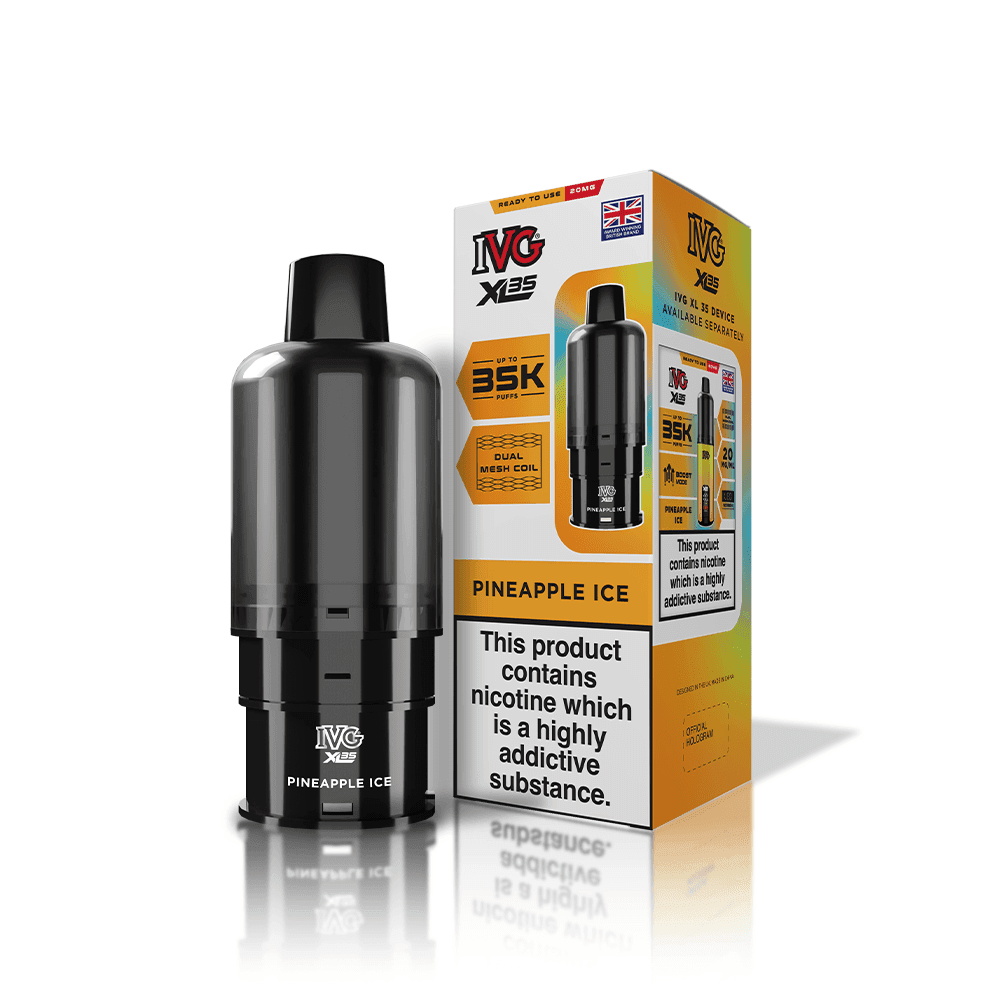  Pineapple Ice IVG XL 35K Prefilled Pods Box of 5