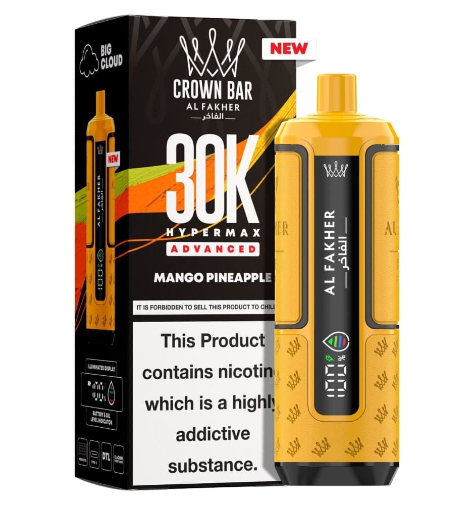  Mango Pineapple Al Fakher 30K Hypermax Prefilled Pod Kit - Pack of 5