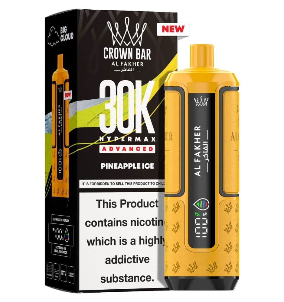  Pineapple Ice Al Fakher 30K Hypermax Prefilled Pod Kit - Pack of 5