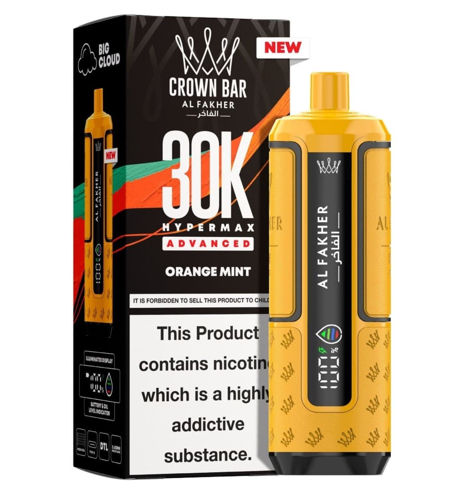  Orange Mint Al Fakher 30K Hypermax Prefilled Pod Kit - Pack of 5