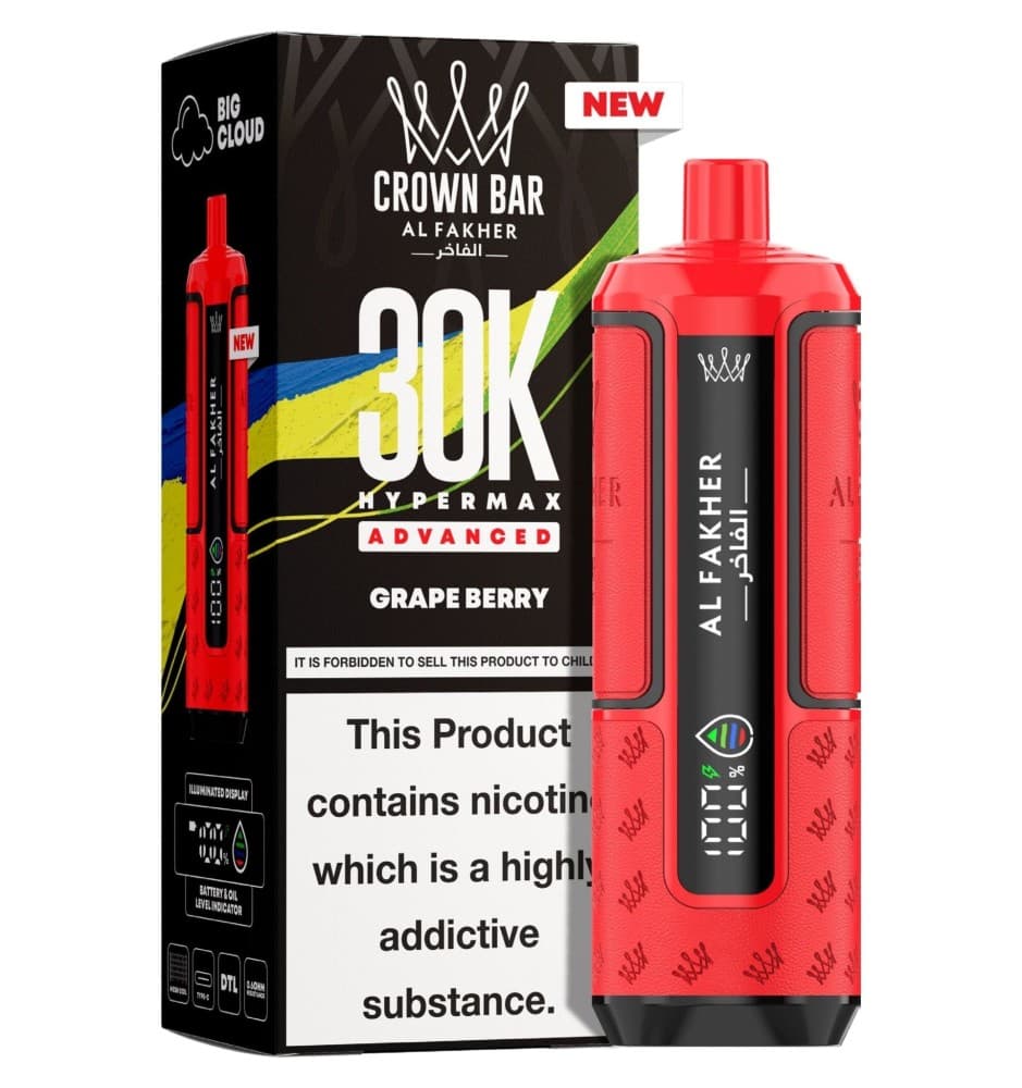  Grape Berry Al Fakher 30K Hypermax Prefilled Pod Kit - Pack of 5