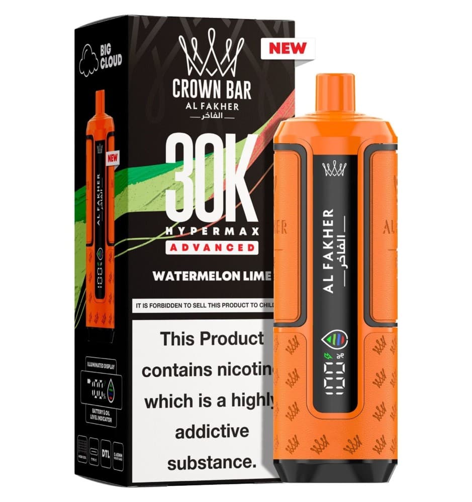  Watermelon Lime Al Fakher 30K Hypermax Prefilled Pod Kit - Pack of 5