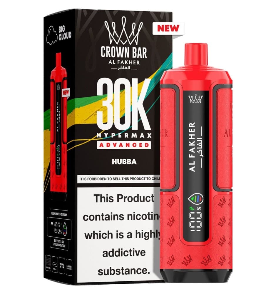  Hubba Al Fakher 30K Hypermax Prefilled Pod Kit - Pack of 5