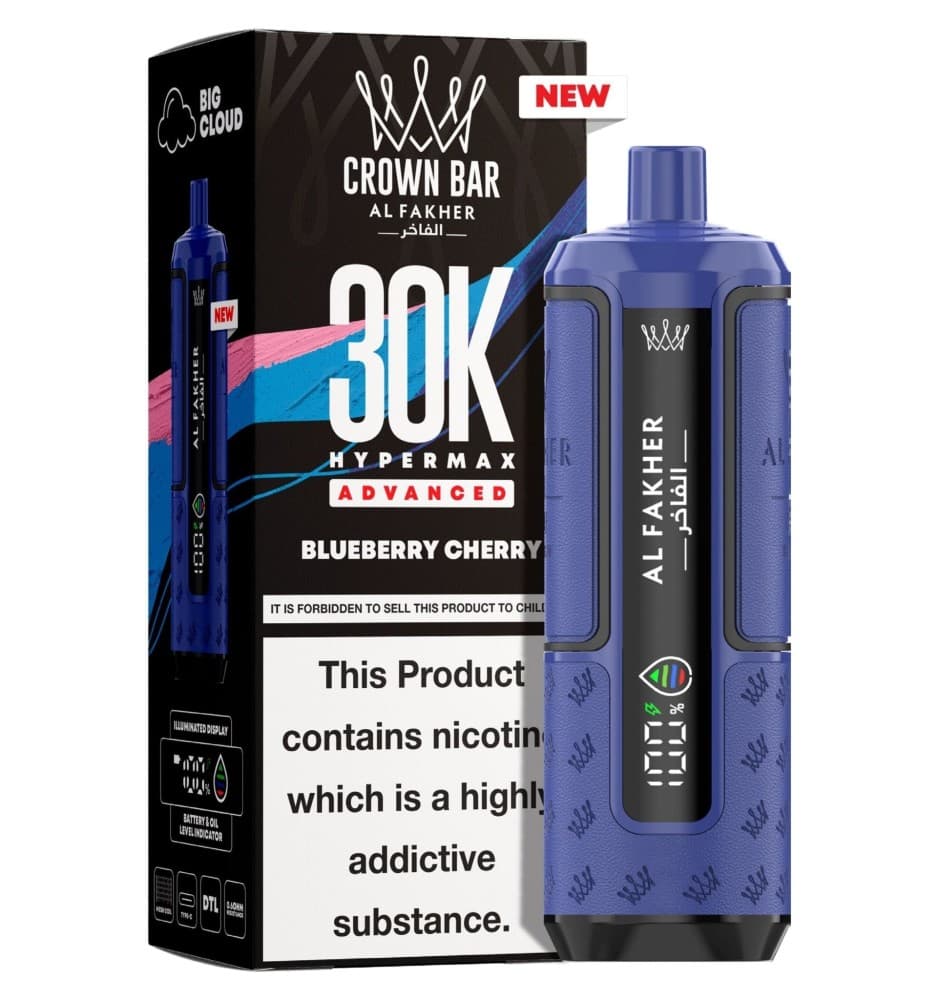  Blueberry Cherry Al Fakher 30K Hypermax Prefilled Pod Kit - Pack of 5