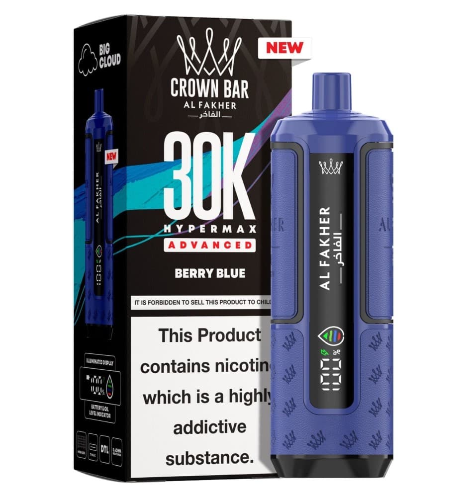  Berry Blue Al Fakher 30K Hypermax Prefilled Pod Kit - Pack of 5