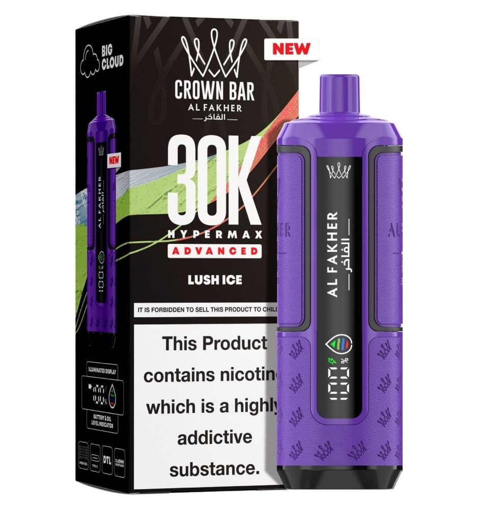  Lush Ice Al Fakher 30K Hypermax Prefilled Pod Kit - Pack of 5