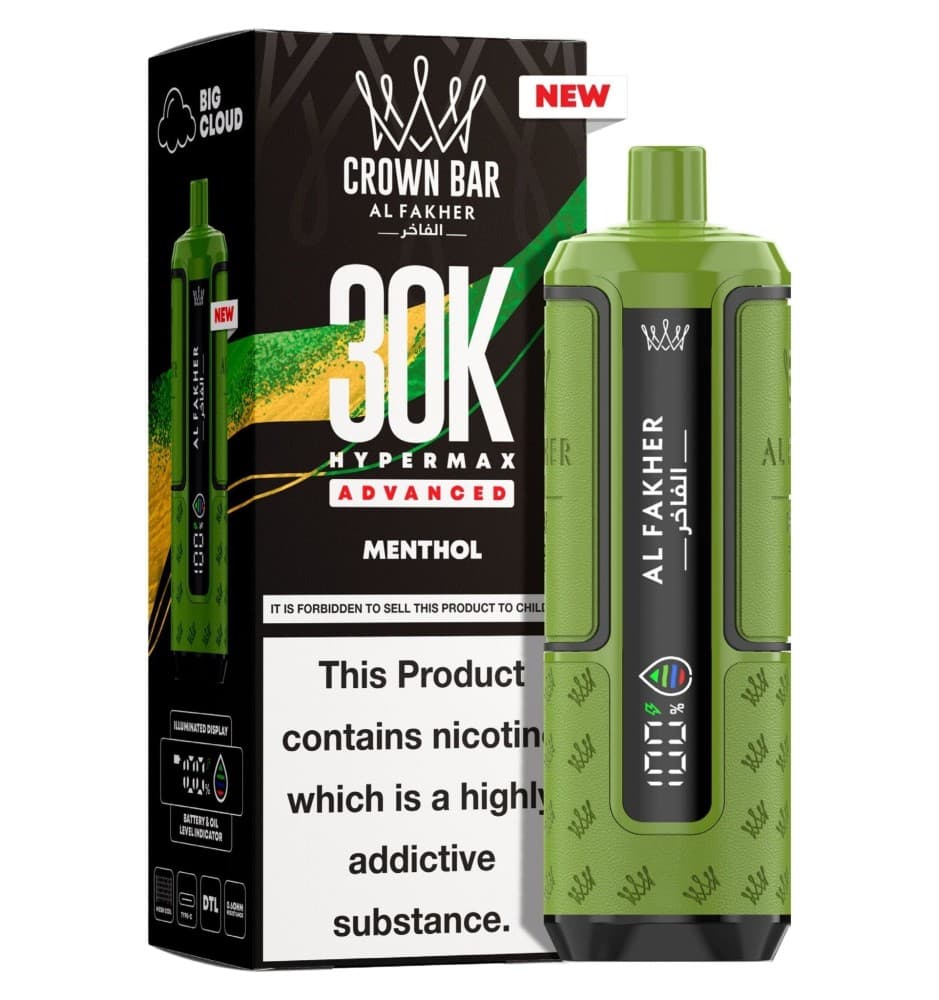  Menthol Al Fakher 30K Hypermax Prefilled Pod Kit - Pack of 5