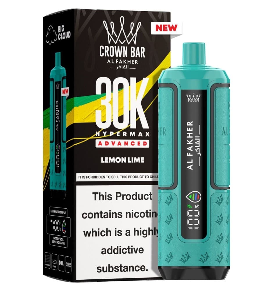  Lemon Lime Al Fakher 30K Hypermax Prefilled Pod Kit - Pack of 5