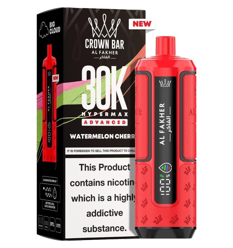  Watermelon Cherry Al Fakher 30K Hypermax Prefilled Pod Kit - Pack of 5