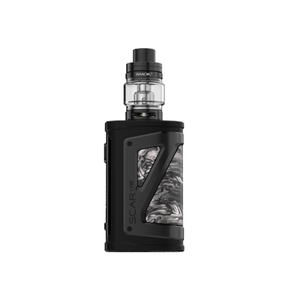  Fluid Black White Smok Scar‑18 Vape Kit | SMOK SCAR | Wolfvapes