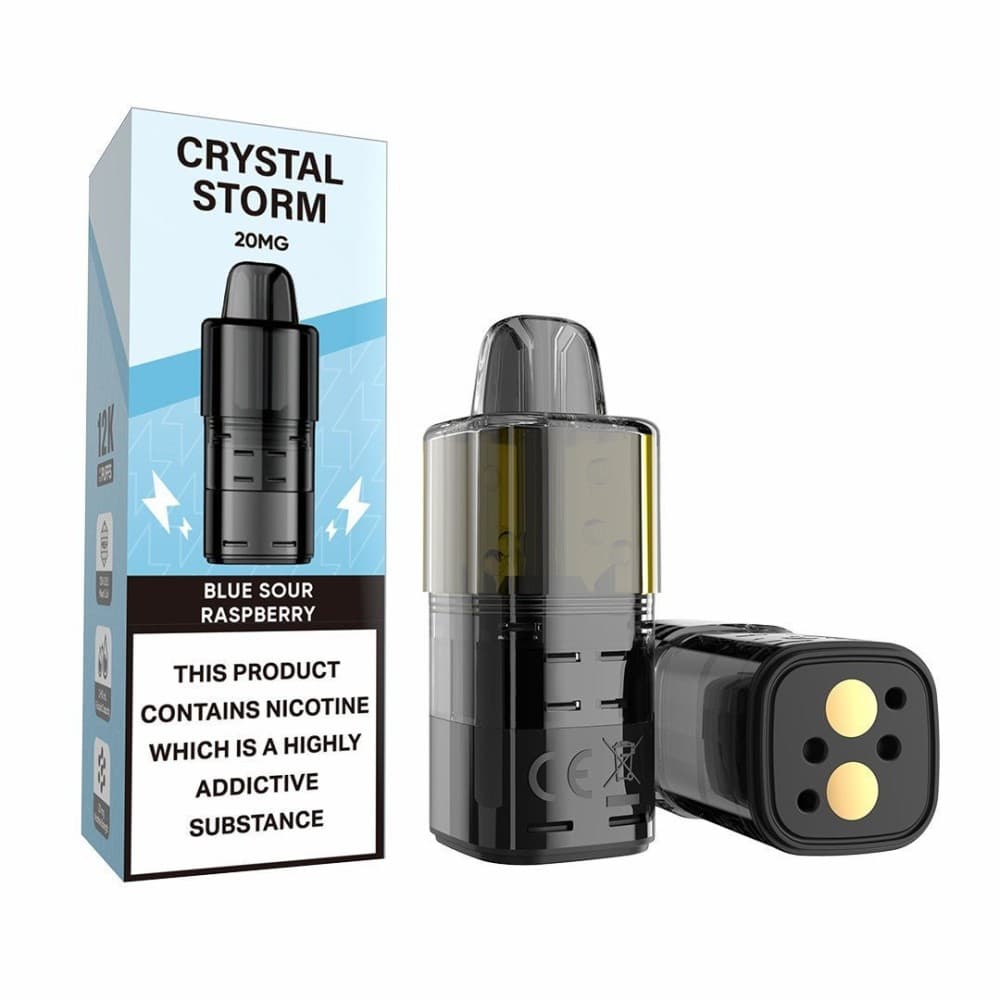  Blue Sour Raspberry Crystal Storm Bar 12k Replacement Pods