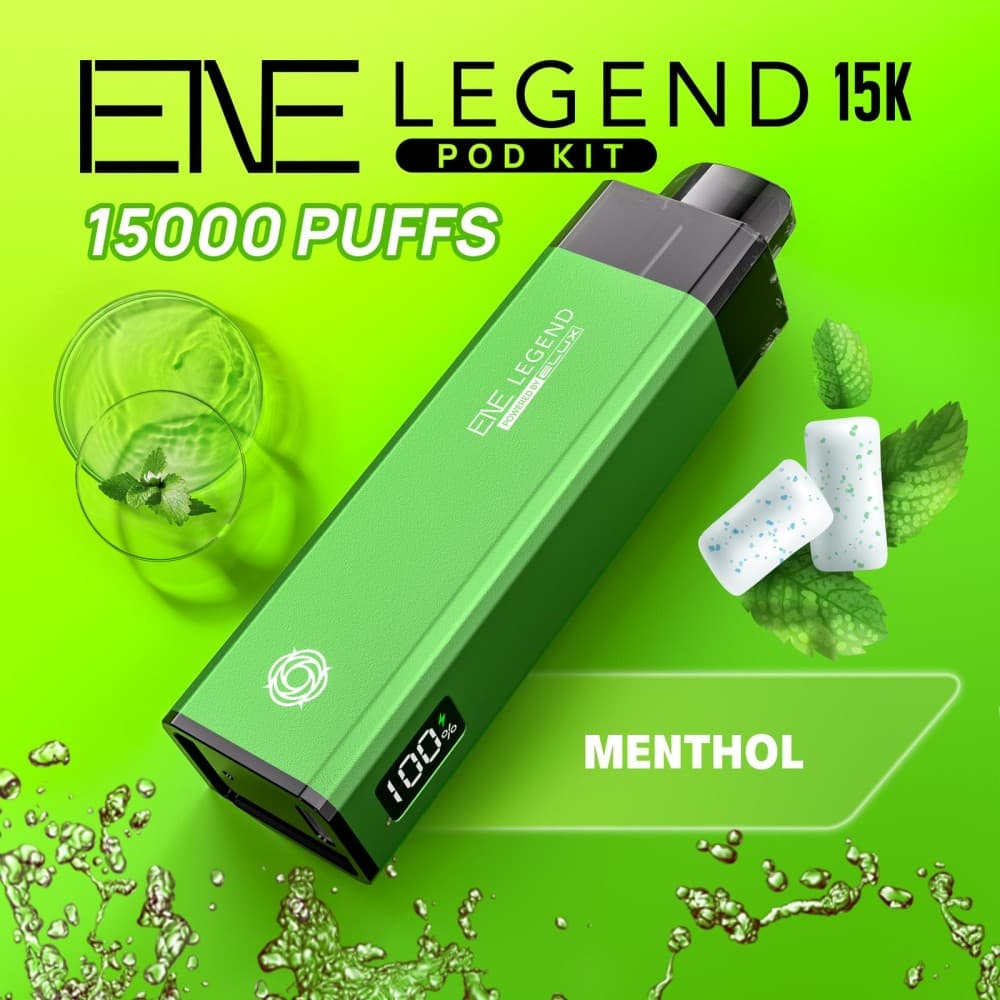  Menthol Elux ENE Legend 15k Kit Pack of 5