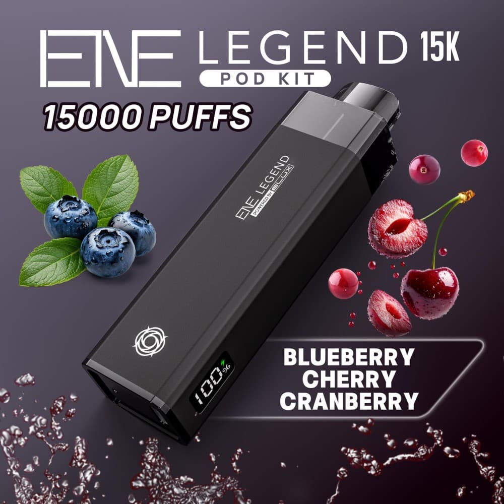  Blueberry Cherry Cranberry Elux ENE Legend 15k Kit Pack of 5