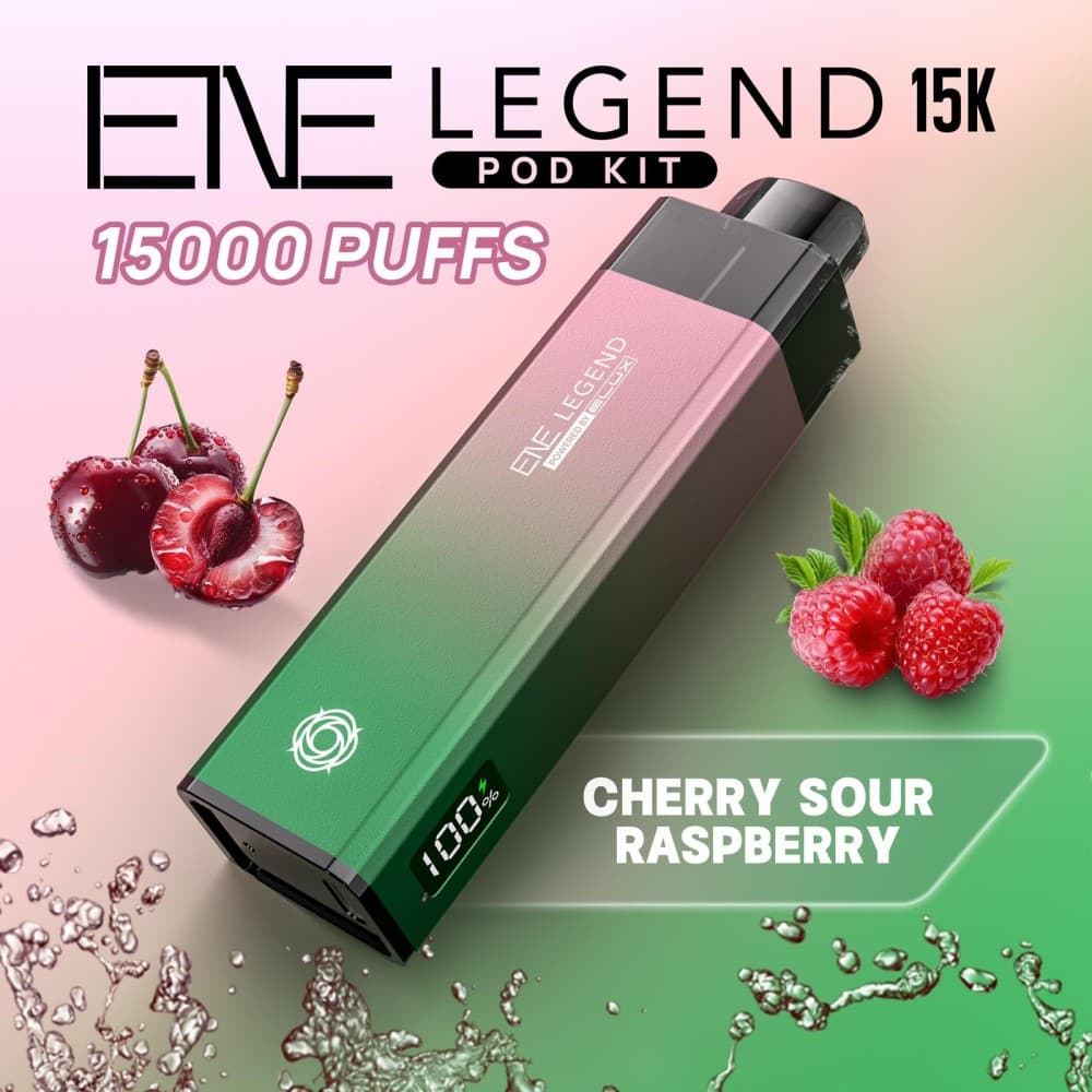  Cherry Sour Raspberry Elux ENE Legend 15k Kit Pack of 5